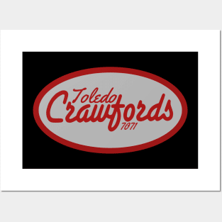 Vintage Toledo Crawfords Posters and Art